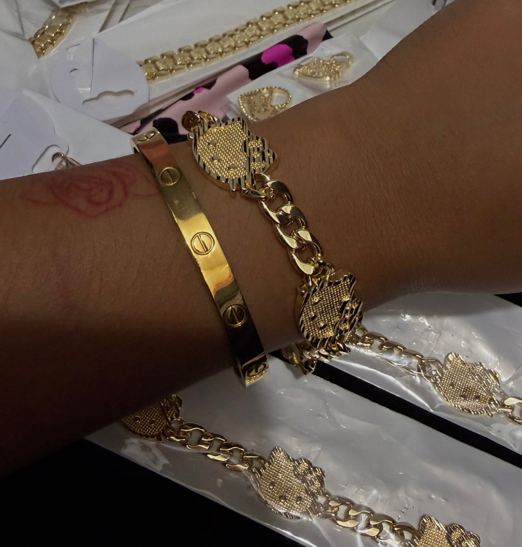 Kitty Head Bracelet