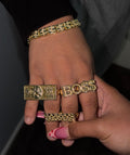 Benjamin/BO$$ Double Finger Ring