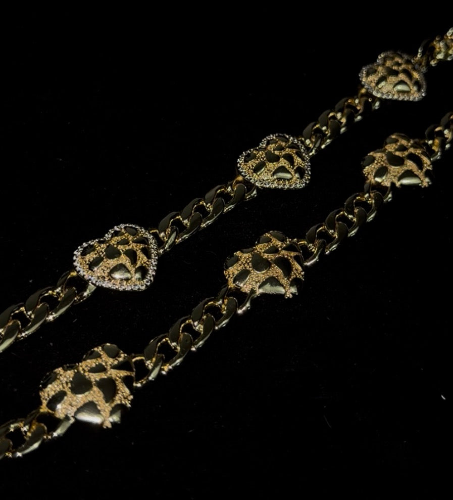 Cuban Heart Bracelet