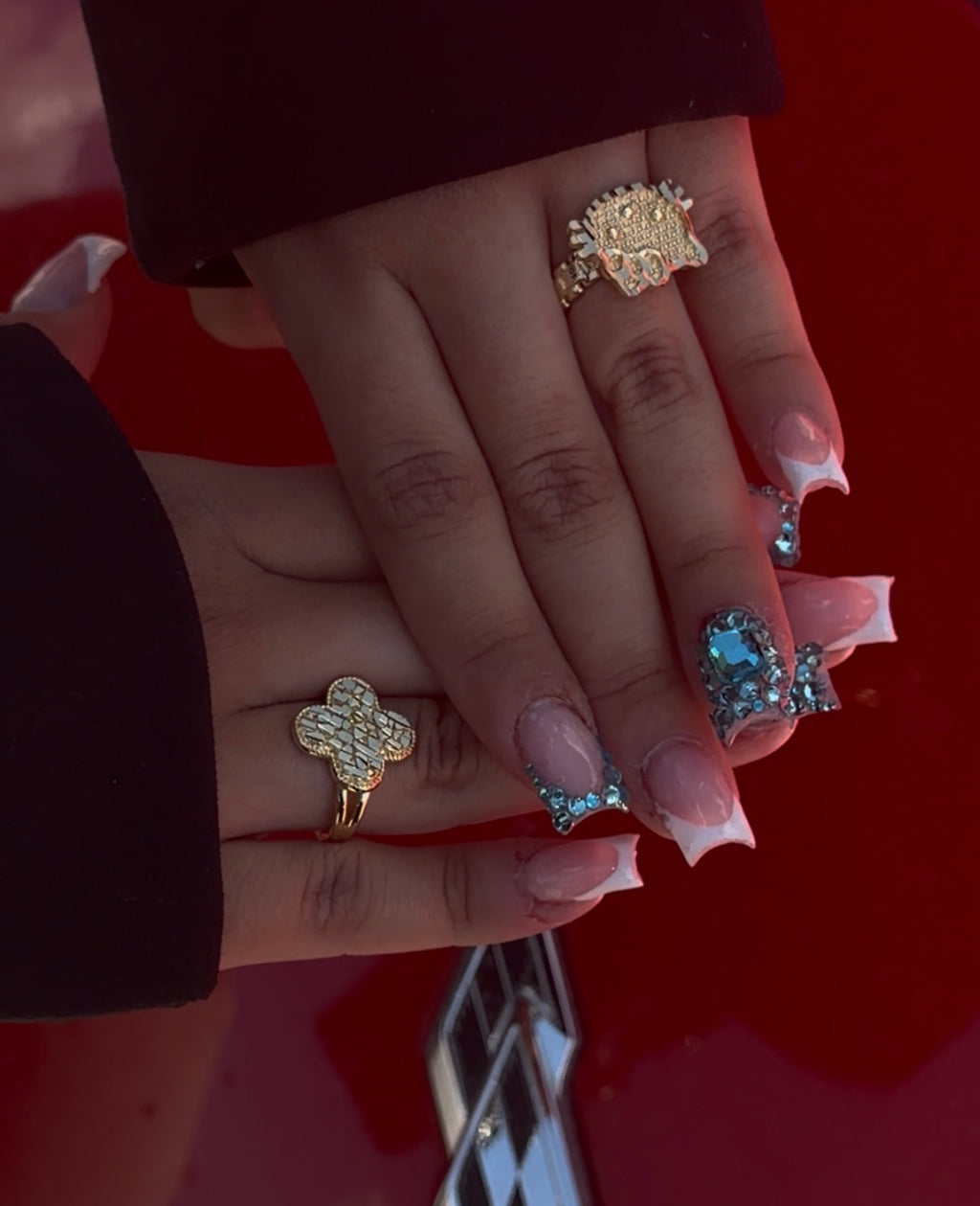 Clover Nugget Ring