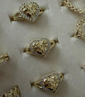 Bling Nugget Heart Ring (Small)