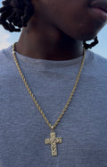 Cross Nugget Pendant