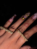 Double Finger Heart Ring