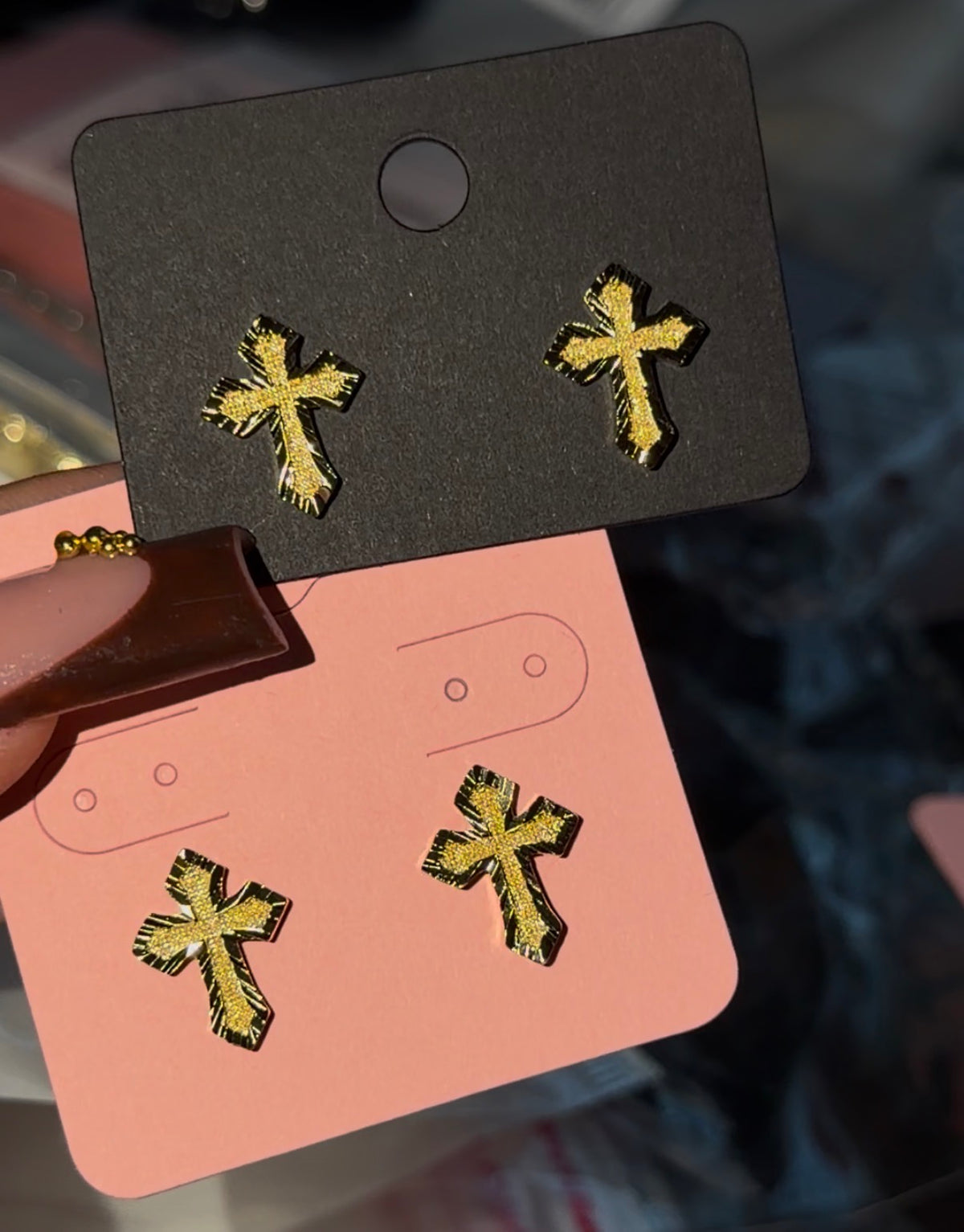Cross Earrings