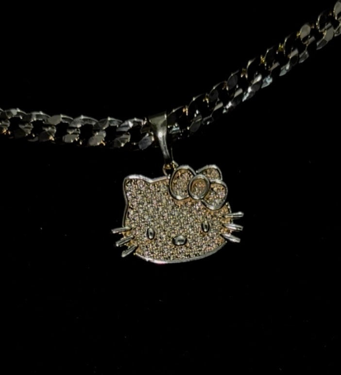 Kitty Head Pendant