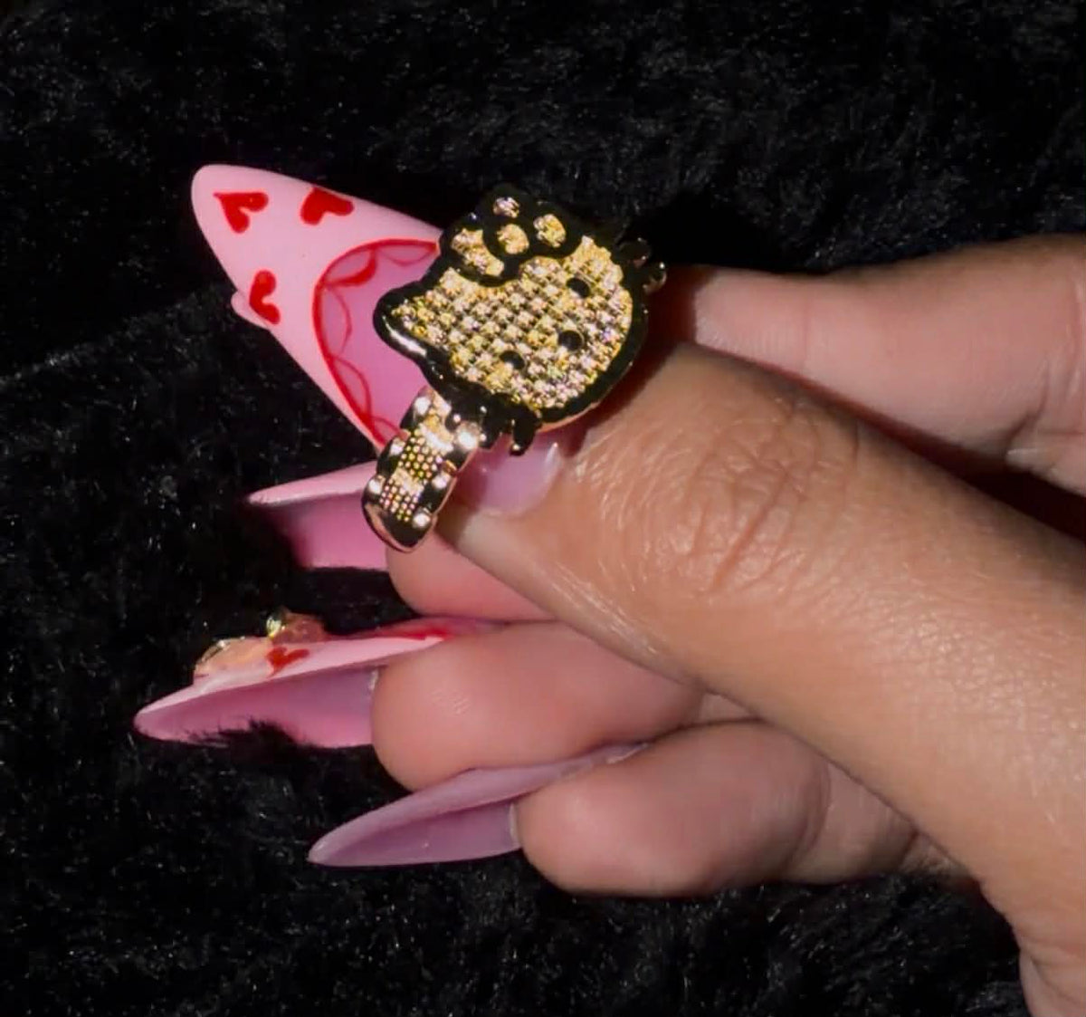 Kitty Head Ring